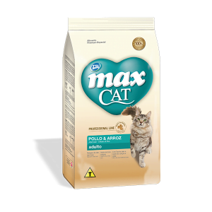 Comida Para Gato Adulto Max Cat Professional Line Adulto Frango & Arroz 3 Kg