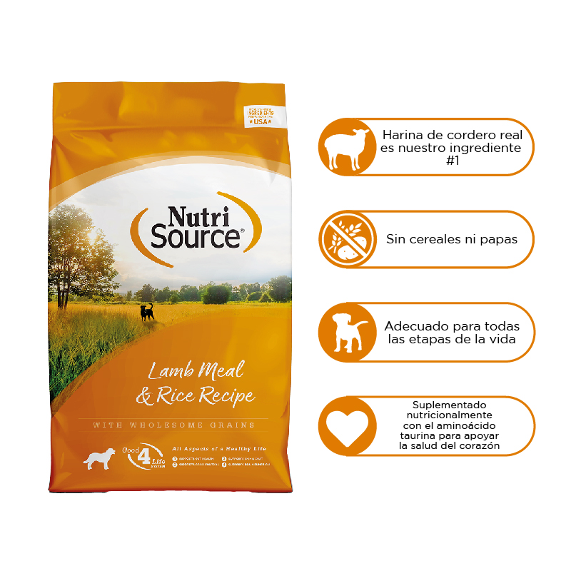 Nutrisource lamb hotsell and rice ingredients