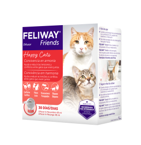 Difusor De Aromas Para Gatos Feliway Friends + Recarga 48Ml