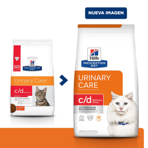 Comida para gato Hills Prescription  c/d Multicare Strees Pollo 4 Lbs