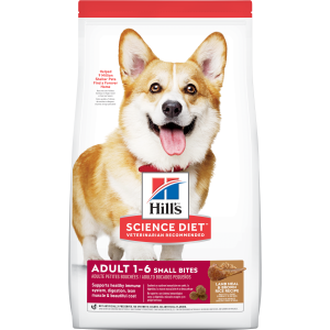 Comida para perro Hills Adultos Small Bites Cordero y  Arroz 4,5 Lbs