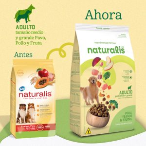 Comida para Perro Naturalis Adulto Pollo, Pavo y Frutas 2.5 Kg