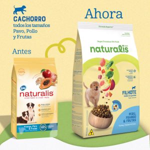 Comida para Perro Naturalis Cachorro Pollo, Pavo y Frutas 2.5 Kg