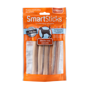 Snack para perros Smartsticks Sweet Potato  Mini Hueso 5 Und