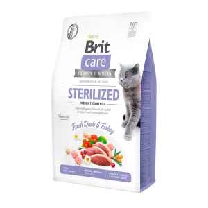 Brit care cat grain free sterilized weight control x 2 kg