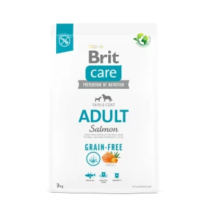 Brit care dog grain free adult salmon x 3 kg